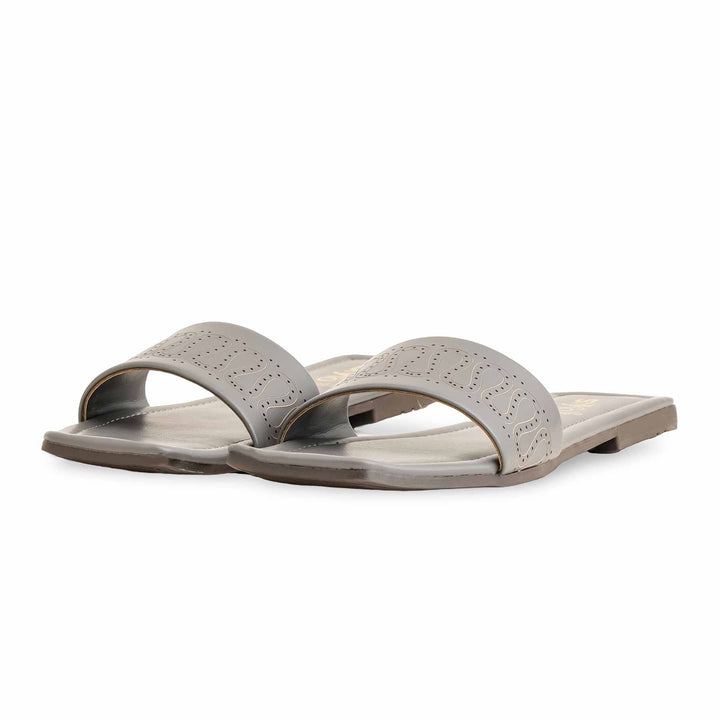 Grey Casual Slipper For Ladies CL1969