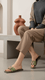 Green Casual Women Slipper CL1970