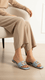 Sky Blue Casual Slipper For Women CL1970
