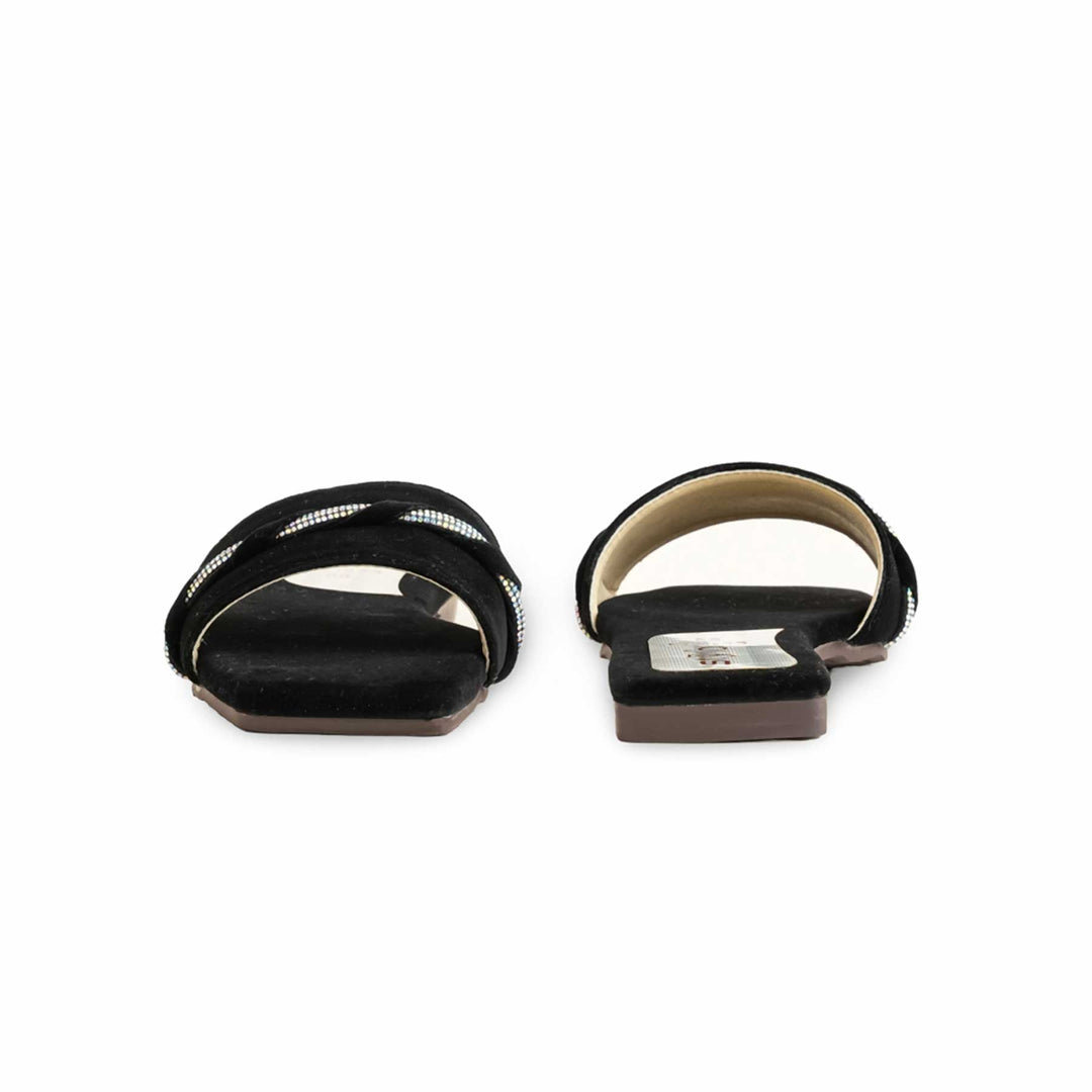 Black Casual Slipper For Women CL1973