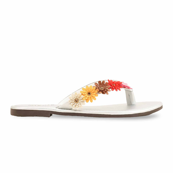 Silver Casual Chappal CL1979