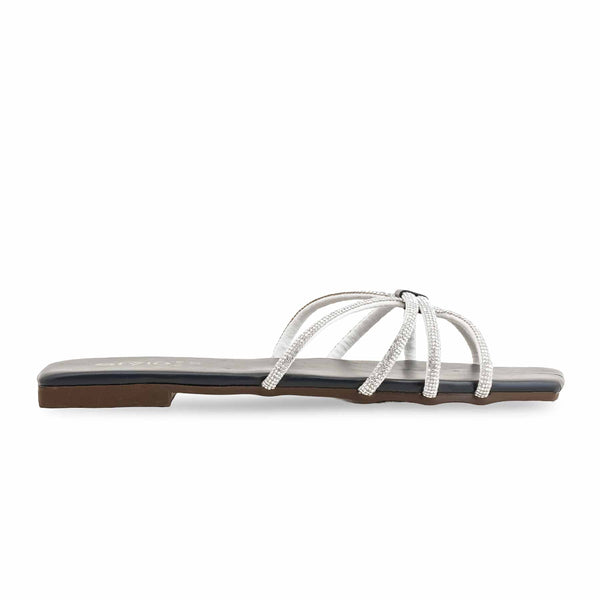 Navy Casual Slippers For Ladies CL1980