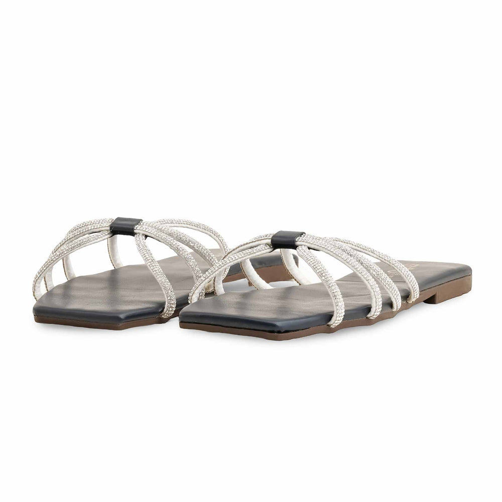Navy Casual Slippers For Ladies CL1980