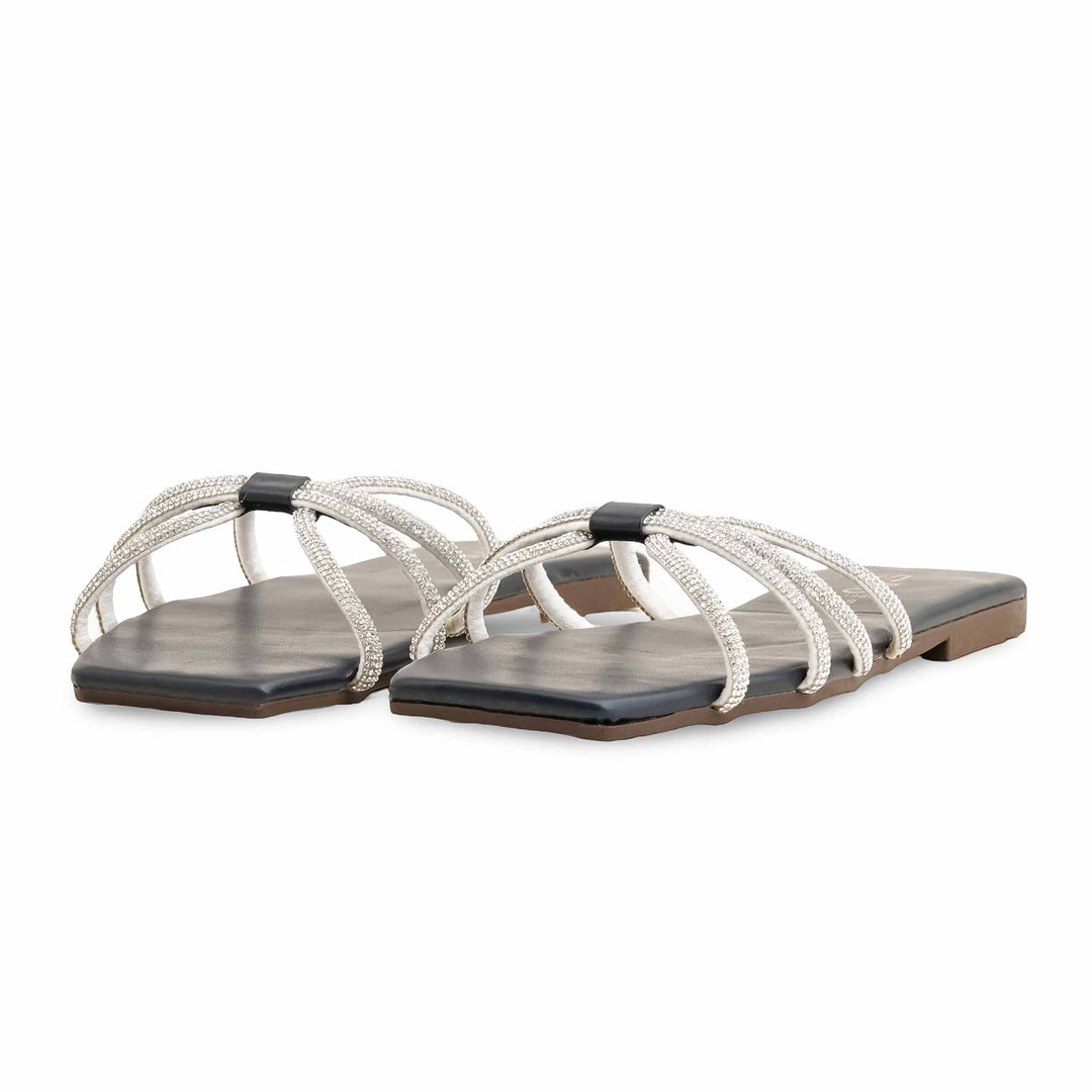 Navy Casual Slippers For Ladies CL1980