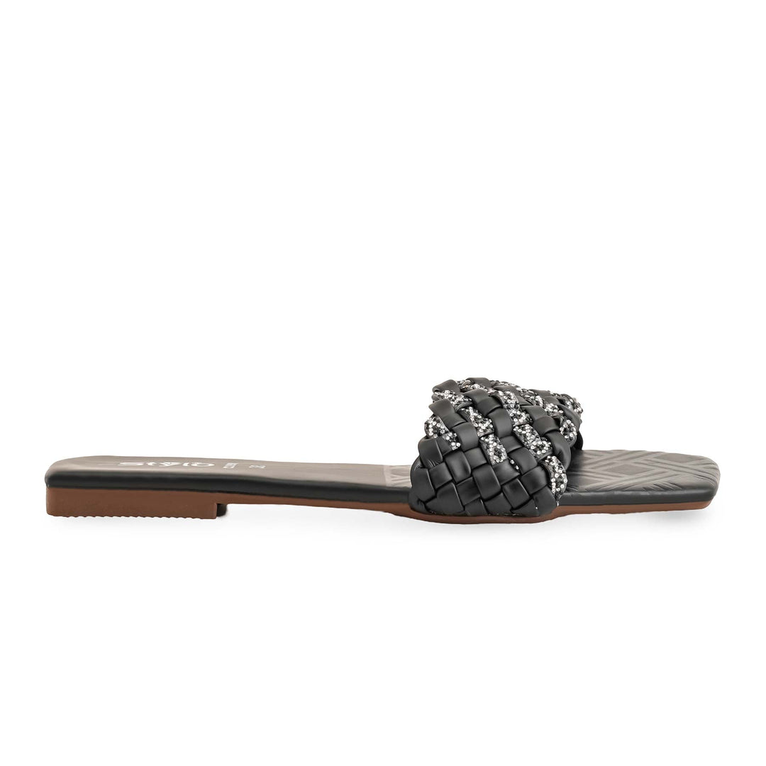 Black Casual Slipper CL1991