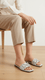 Silver Casual Women Slipper CL1992
