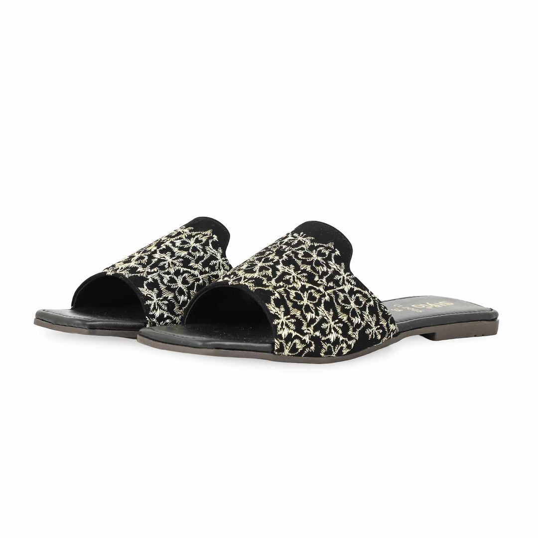 Black Casual Slipper CL2005