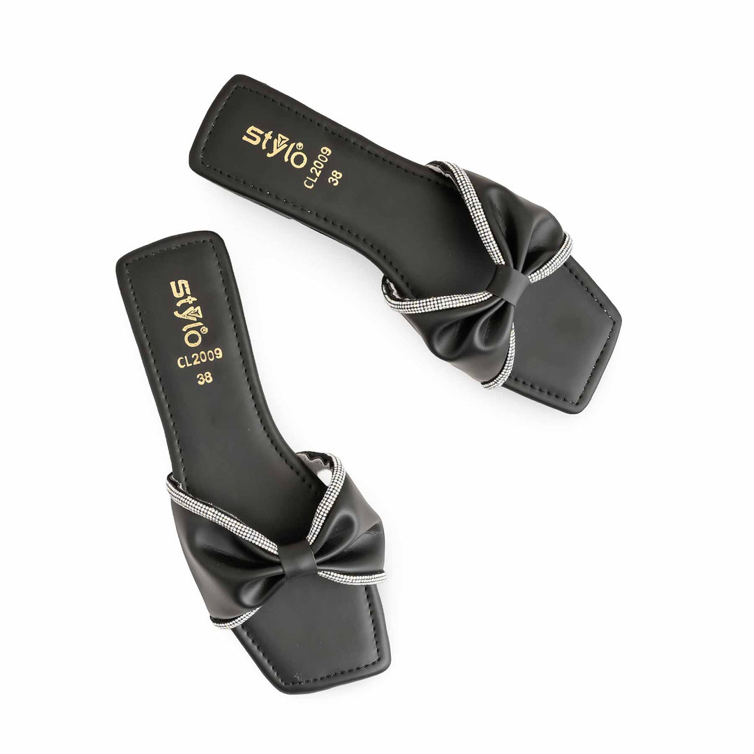 Black Casual Slipper CL2009