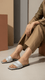 Silver Casual Slipper CL2010