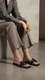 Black Casual Slipper For Ladies CL2029
