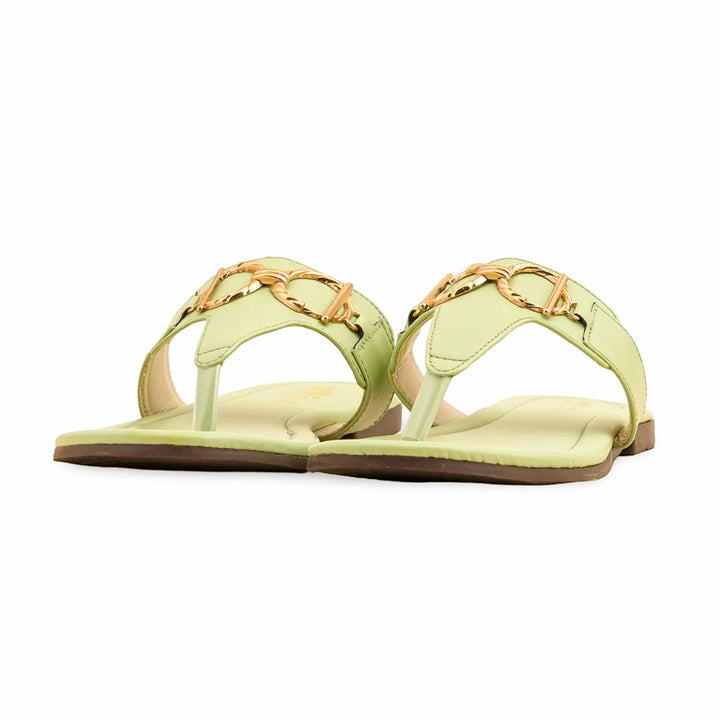 Green Casual Chappal CL2046