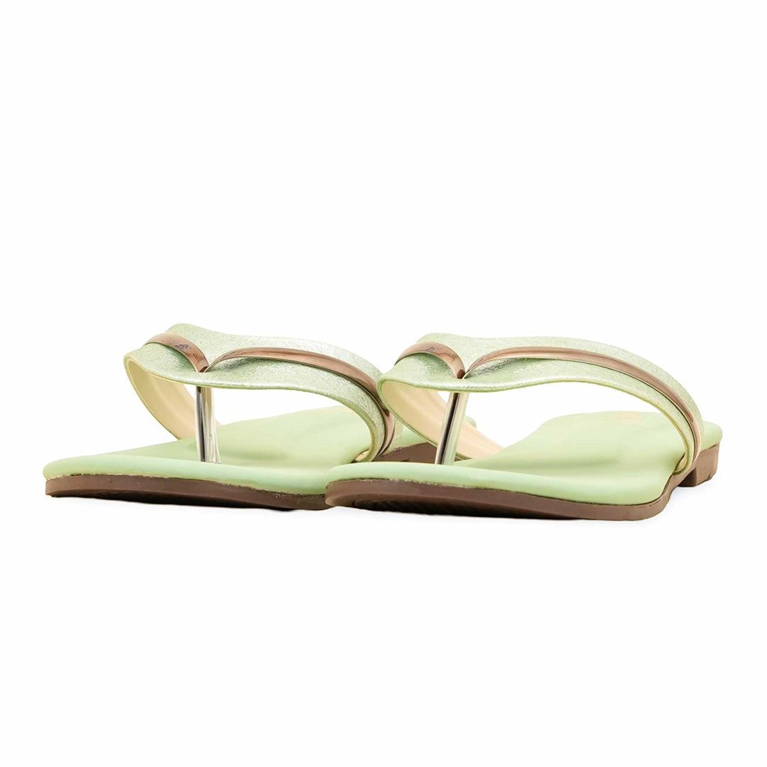 Green Casual Chappal CL2053