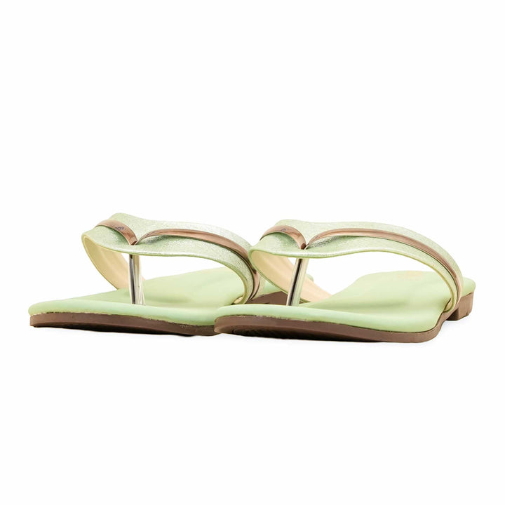 Green Casual Chappal CL2053