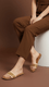 Beige Casual Slipper CL2056