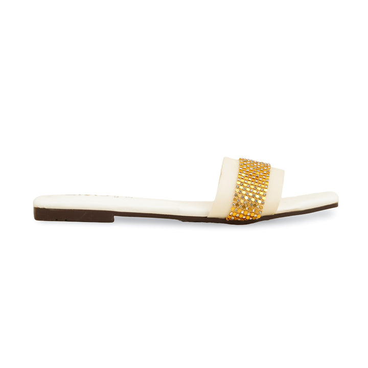 White Casual Slipper CL2056