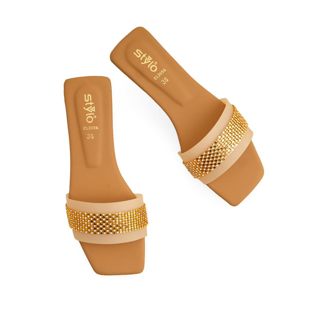 Beige Casual Slipper CL2056