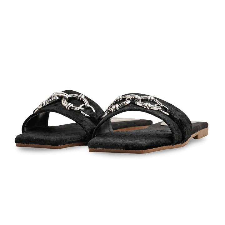 Black Casual Slipper CL2058
