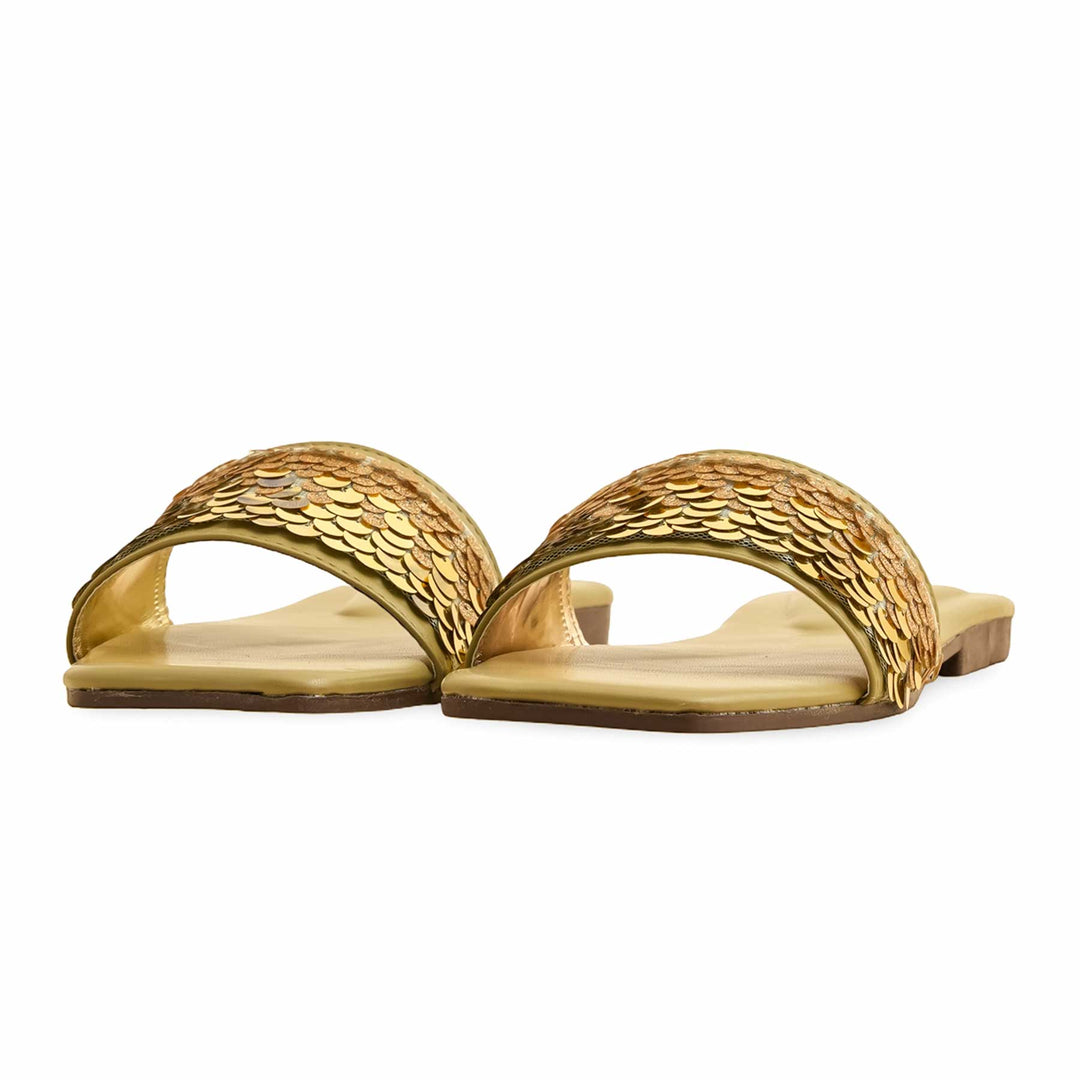 Green Casual Slipper For Ladies CL2059