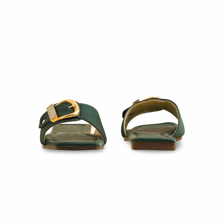 Green Casual Slipper CL2063