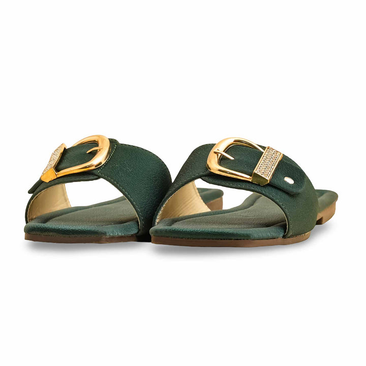 Green Casual Slipper CL2063