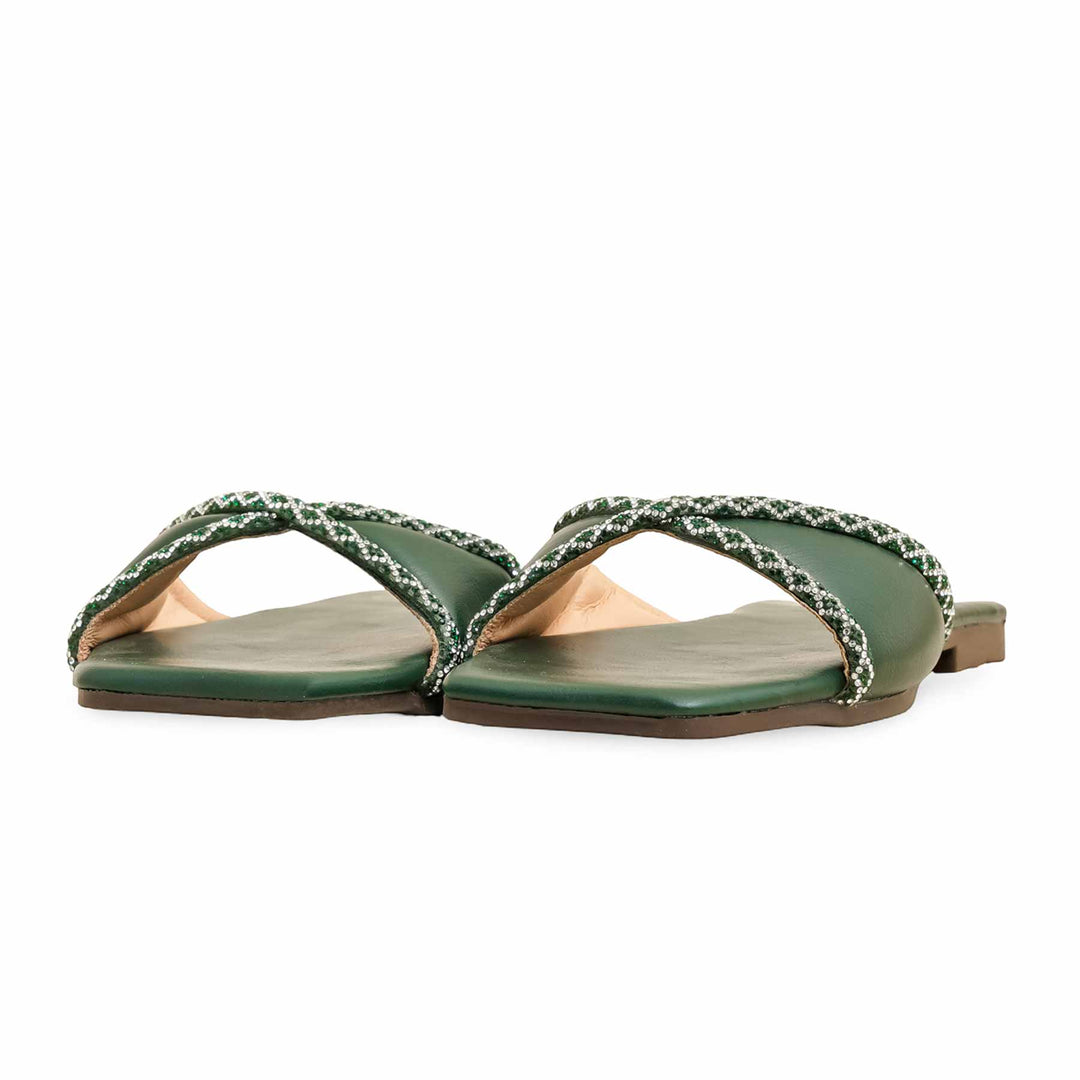 Green Casual Slipper CL2065