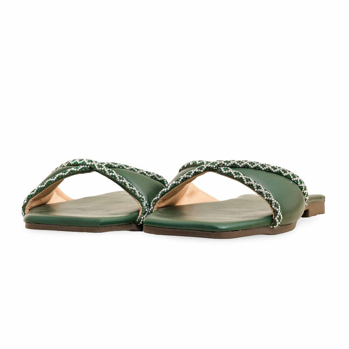 Green Casual Slipper CL2065