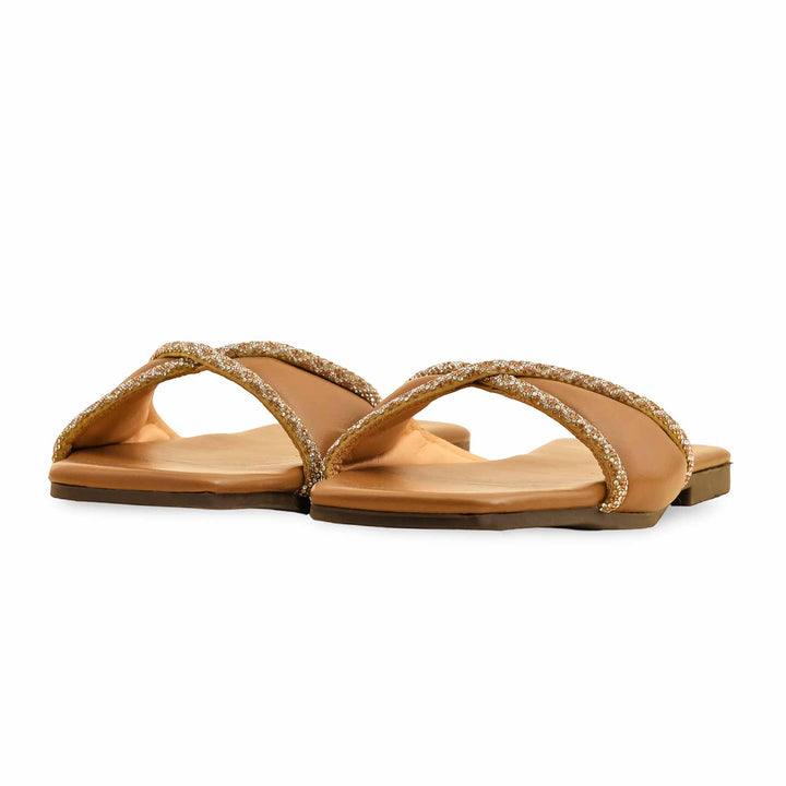 Beige Casual Slipper For Women CL2065