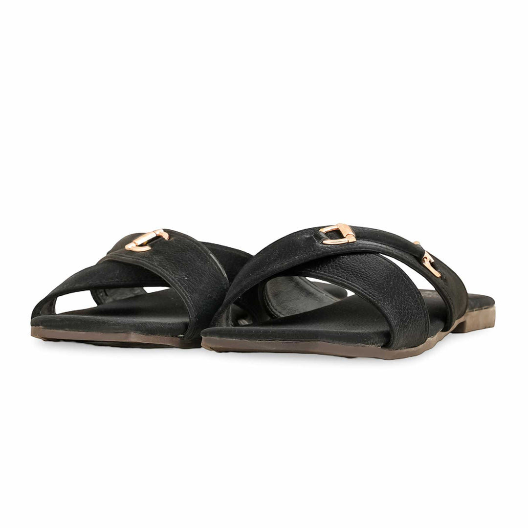 Black Casual Slipper CL2066