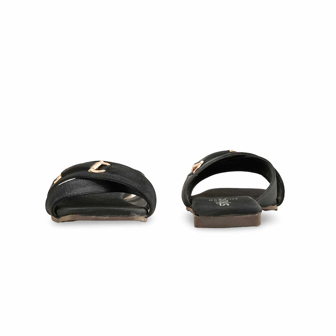 Black Casual Slipper CL2066