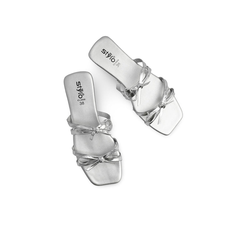 Silver Casual Slipper CL2068