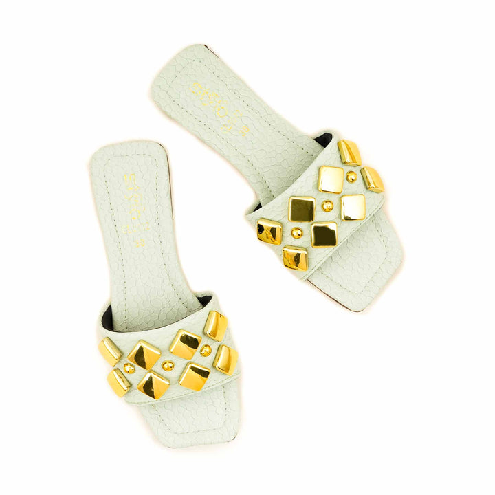 Green Casual Slipper CL2072