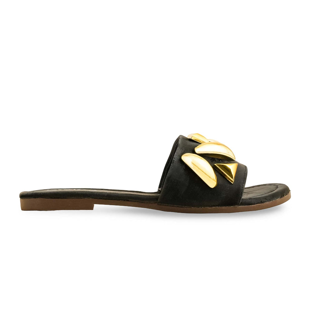 Black Casual Slipper CL2073