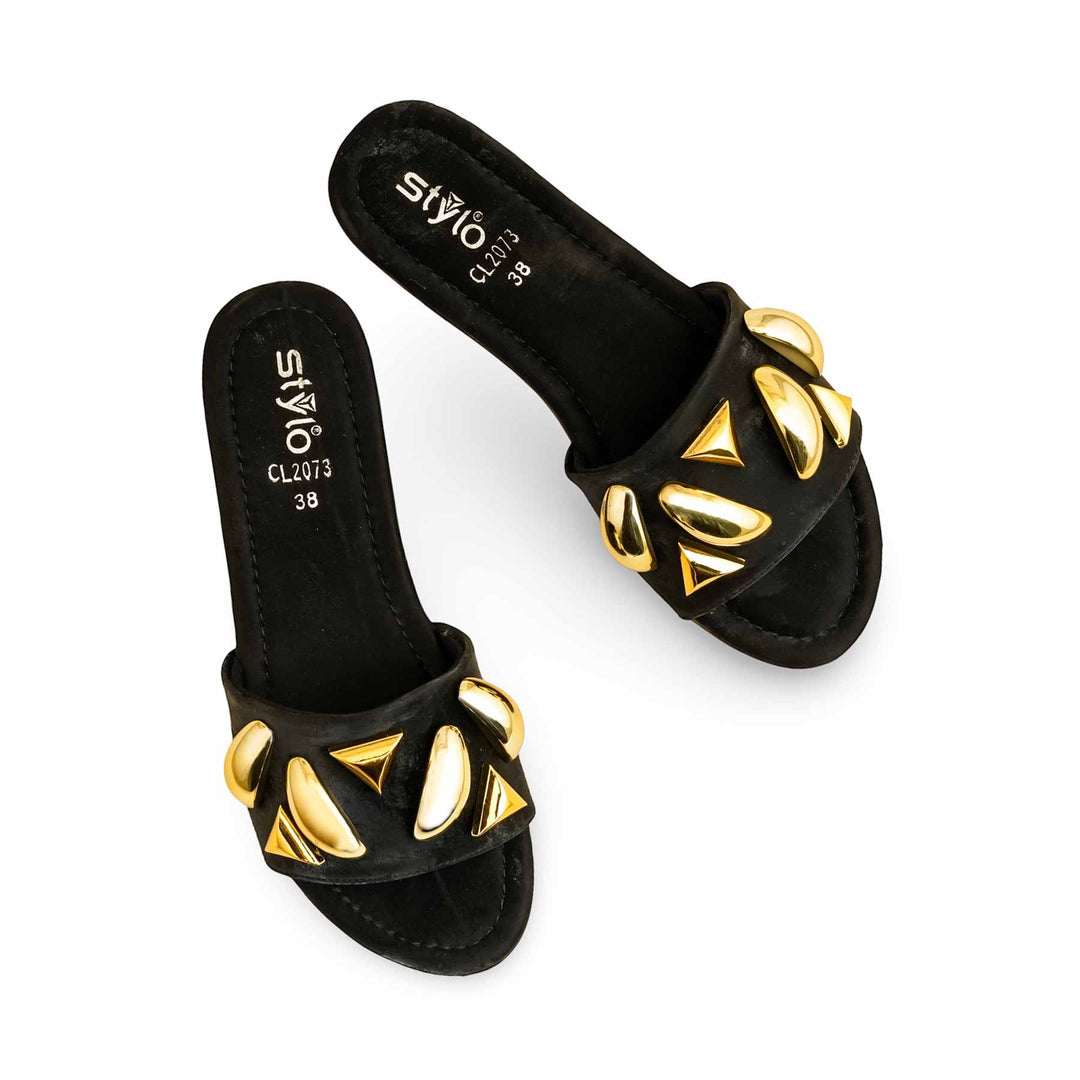 Black Casual Slipper CL2073