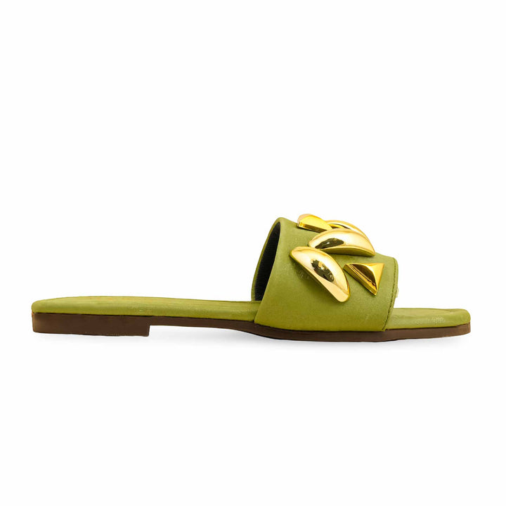 Green Casual Women Slipper CL2073