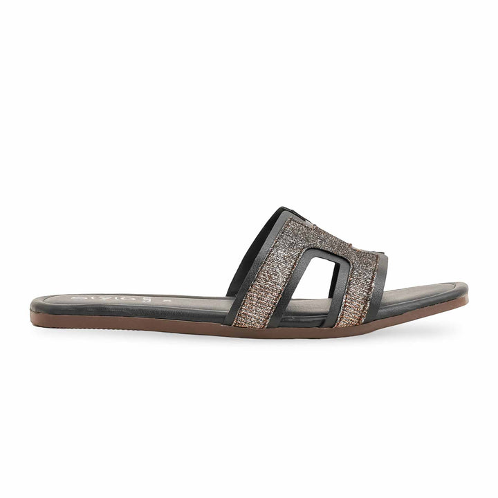Black Casual Women Slipper CL2075