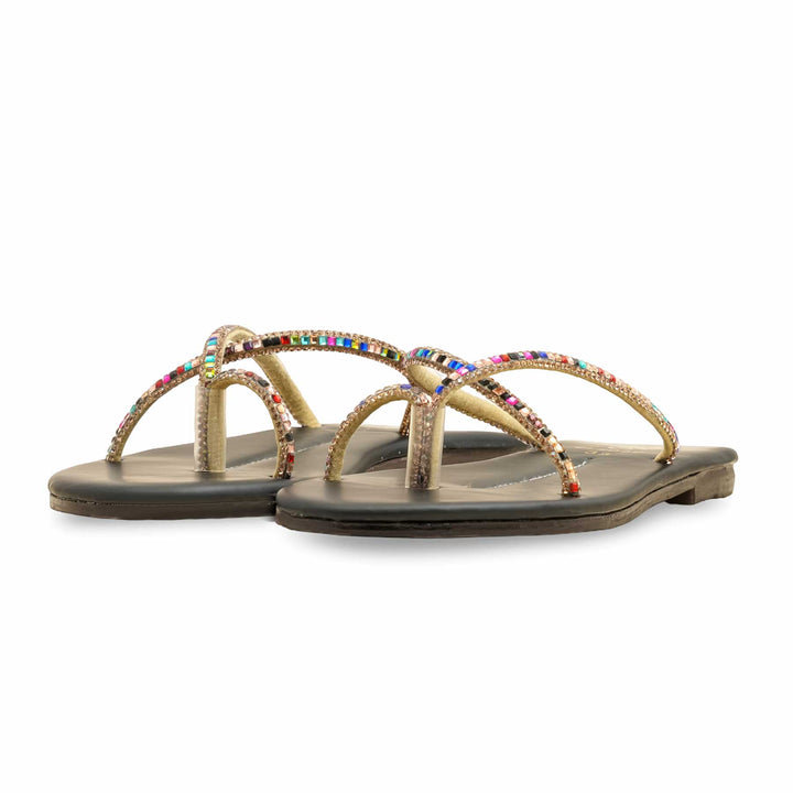 Black Casual Chappal CL2088