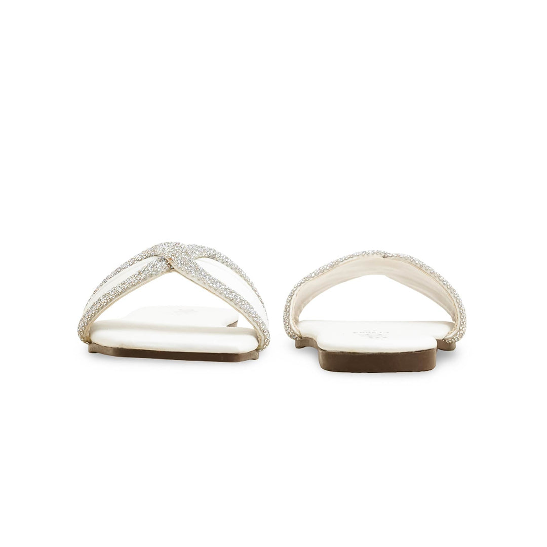 White Casual Slipper CL2093