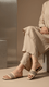Beige Casual Slipper CL2094
