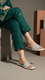 White Casual Slipper CL2096