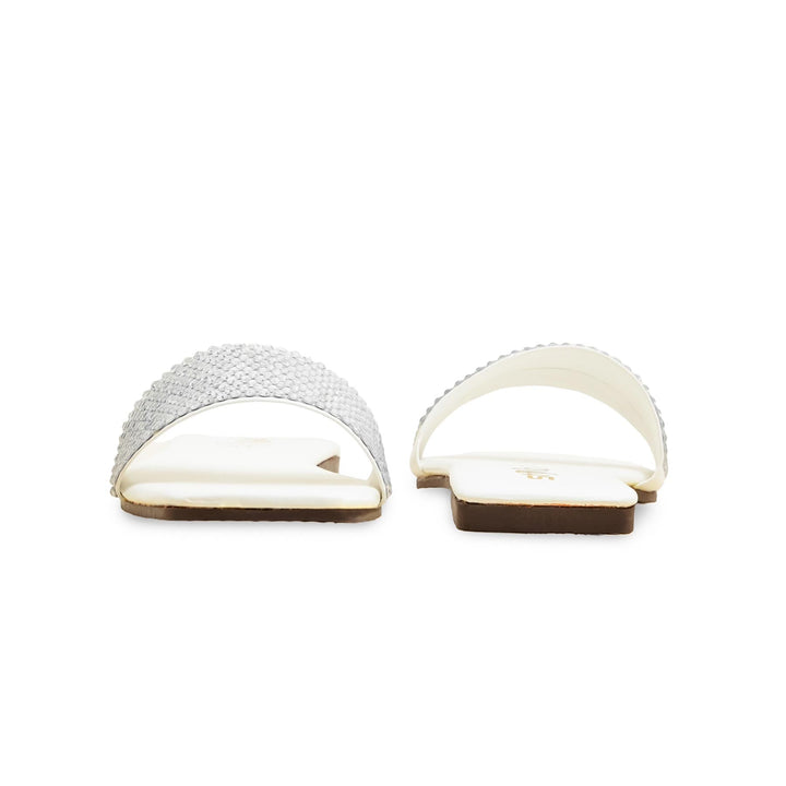 White Casual Slipper CL2096
