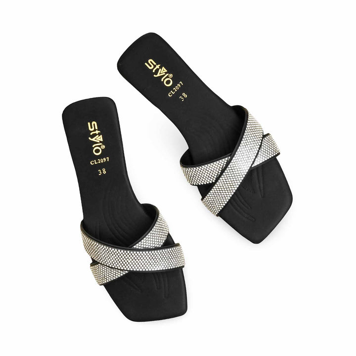 Black Casual Slipper CL2097