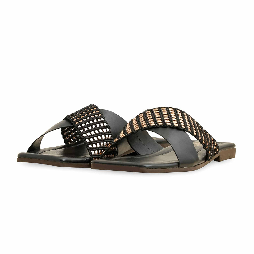 Black Casual Slipper CL2103
