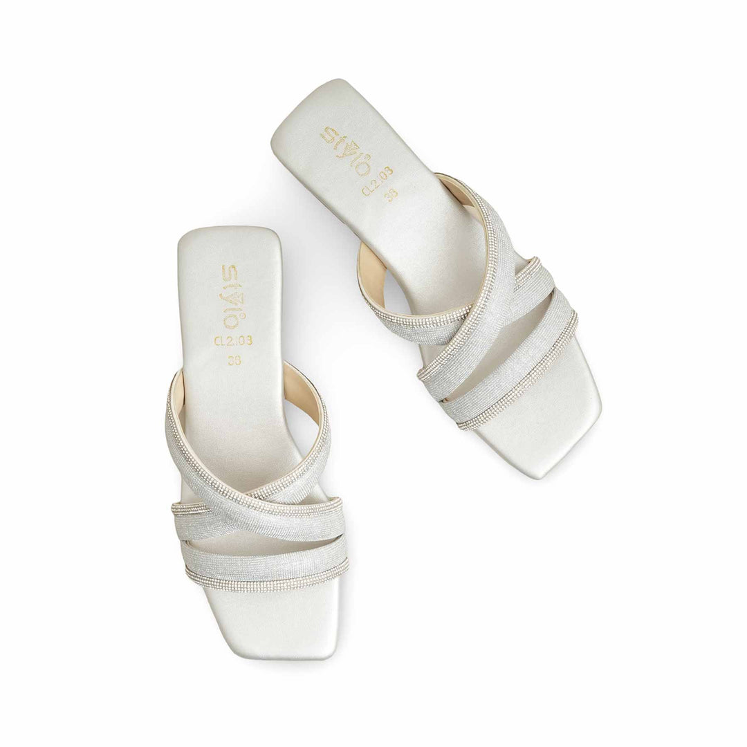 Silver Casual Slipper CL2108