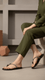 Black Casual Chappal CL2111