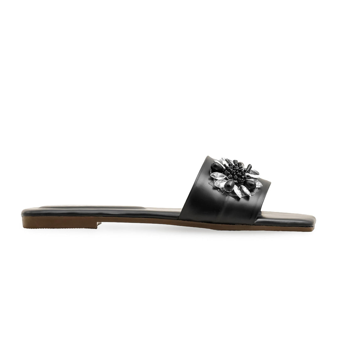 Black Casual Slipper CL2112