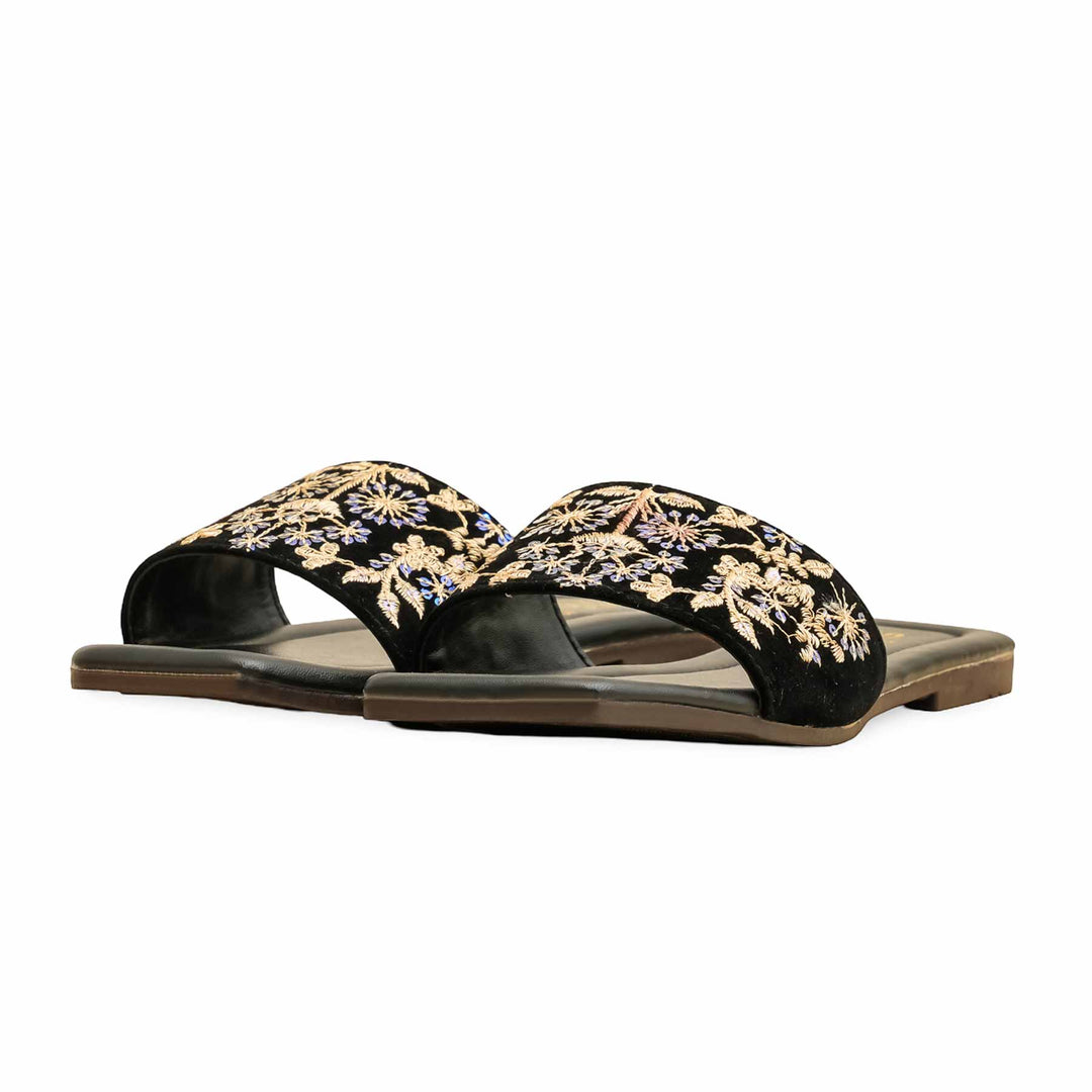 Black Casual Slipper CL2118