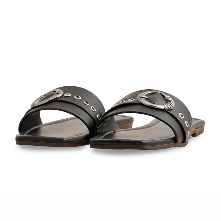 Black Casual Slipper CL2120