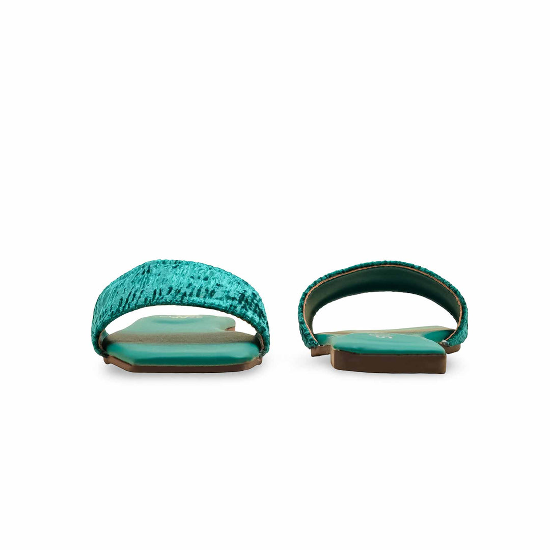 Green Casual Slipper For Women CL2127