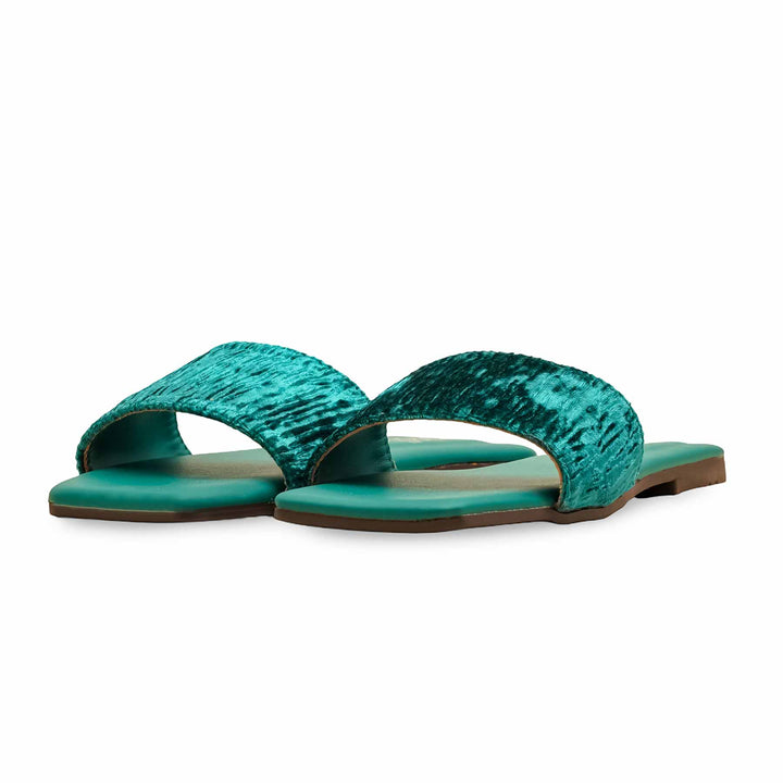 Green Casual Slipper For Women CL2127