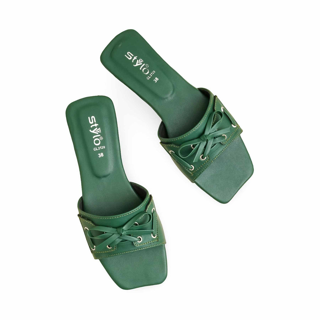 Green Casual Slipper CL2128